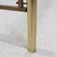 Vintage golden brass bed frigerio 1970s