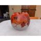 Round vase in glass paste by Legras, Nancy School