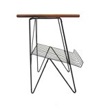 "Stringbord" side table in rosewood, Sweden, 1950