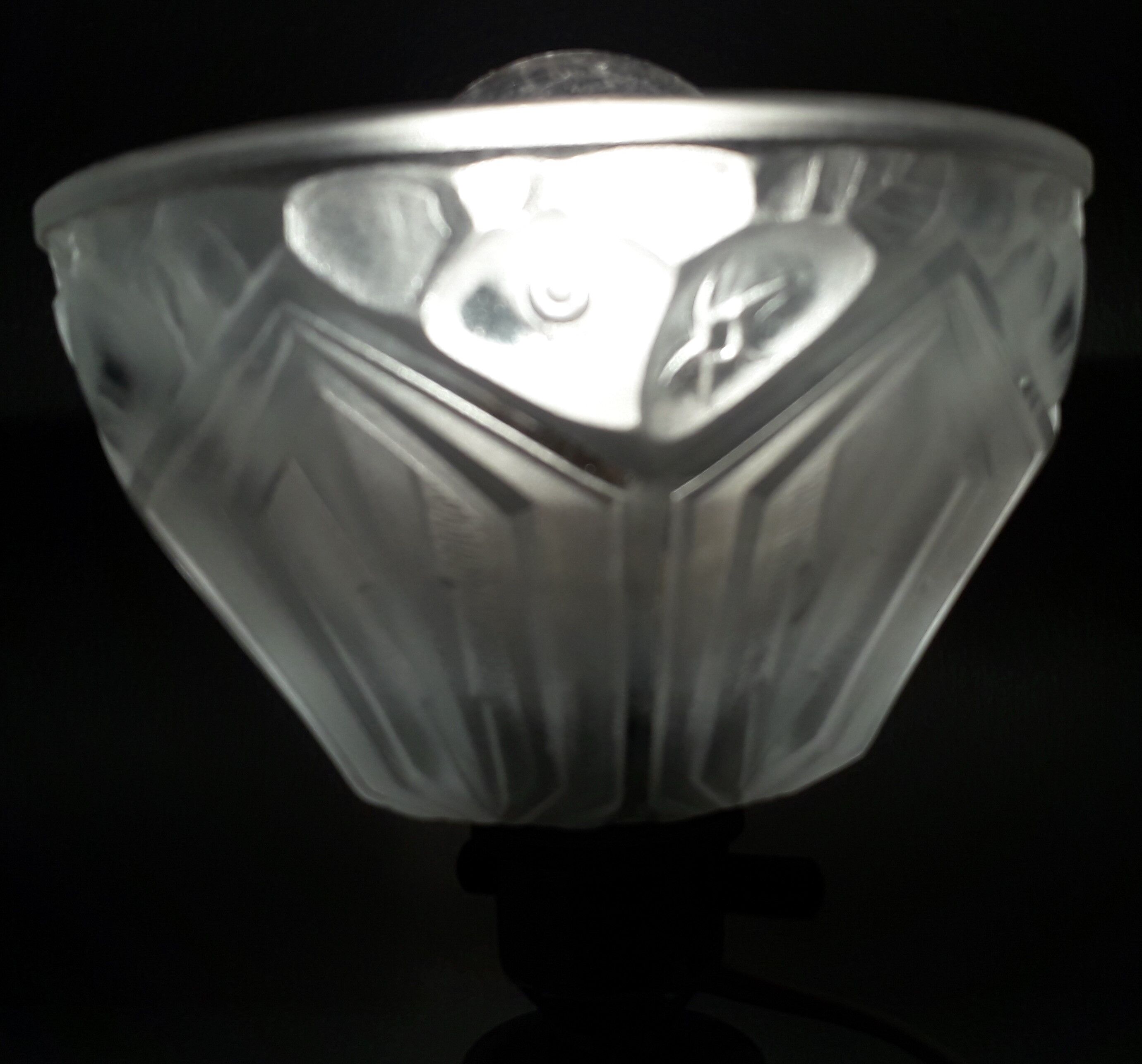 Art Deco glass lamp