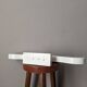 Bougeoir danois en bois chandelier vintage design scandinave contemporain
