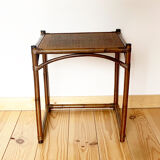 Vintage rattan coffee table