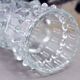 Vintage moulded glass vase Sklo Union 1970