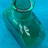 Large moulded glass flask