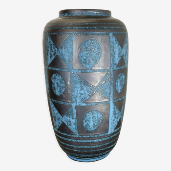 Vase en céramique de lave grasse « Ankara » par Heinz Siery Carstens Tönnieshof, Allemagne Années 1960