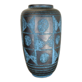 Vase en céramique de lave grasse « Ankara » par Heinz Siery Carstens Tönnieshof, Allemagne Années 1960