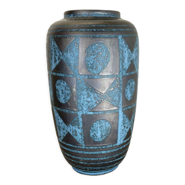 Fat Lava Ceramic "Ankara" Vase by Heinz Siery Carstens Tönnieshof, Germany 1960s