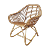 Fauteuil en rotin 1960
