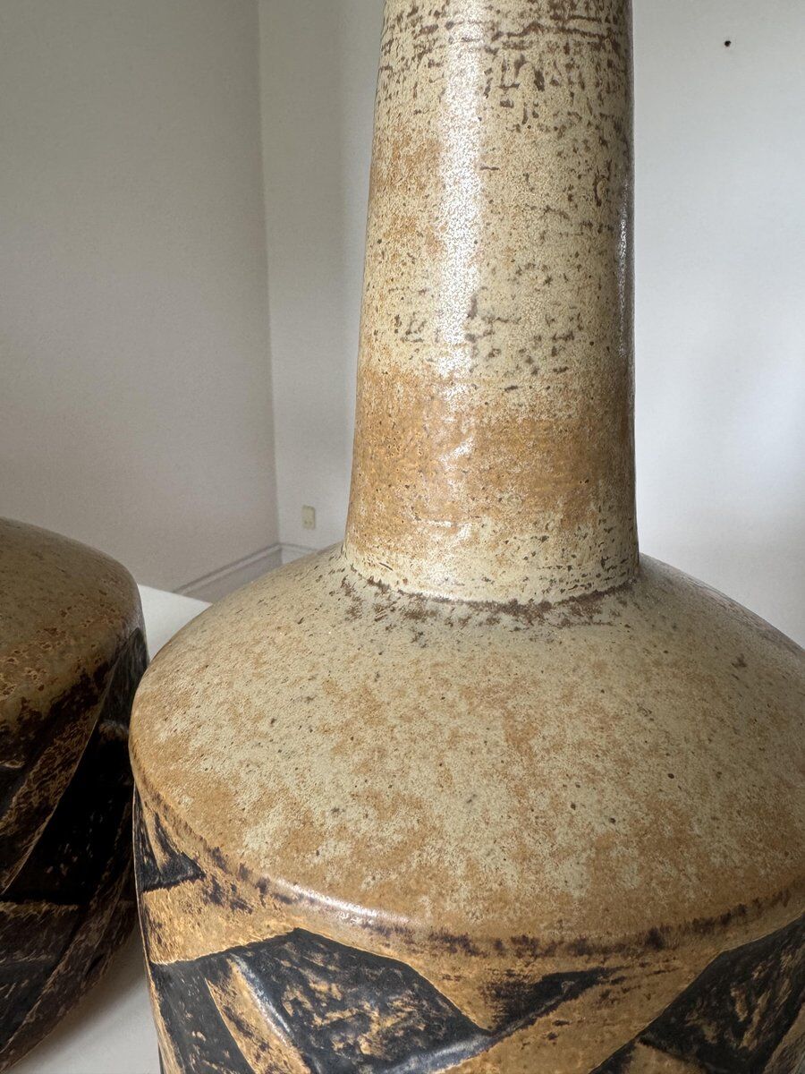 PairTtable lamps, Søholm Stentøj, denmark, 1960s, set of 2