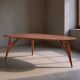 Ted dining table in solid mahogany 240 cm – greyge