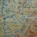 Ancienne carte d'école vintage MDI Rhône-Alpes