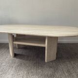 Vintage coffee table in travertine 70s