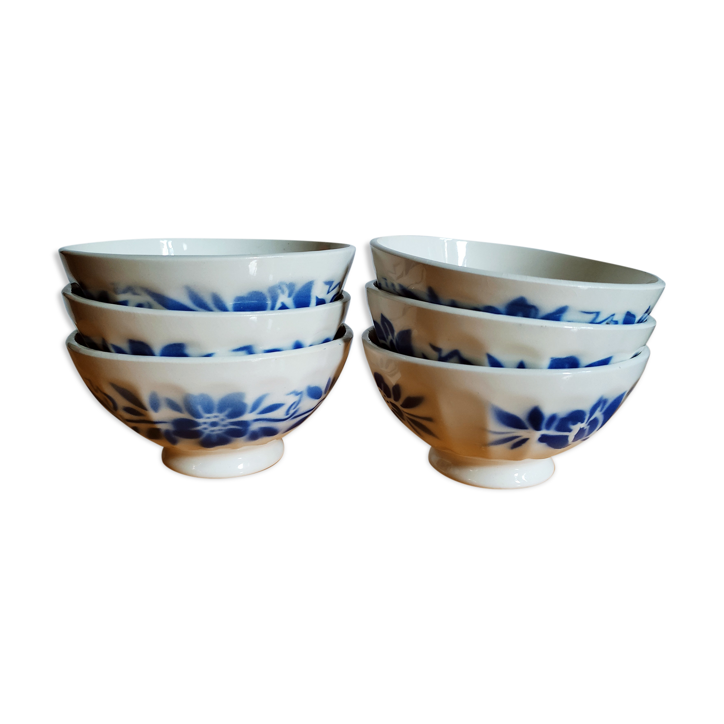 6 earthenware bowls from the 40s