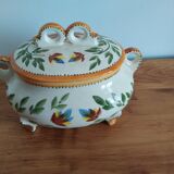 Handmade vintage ceramic soup kitchen