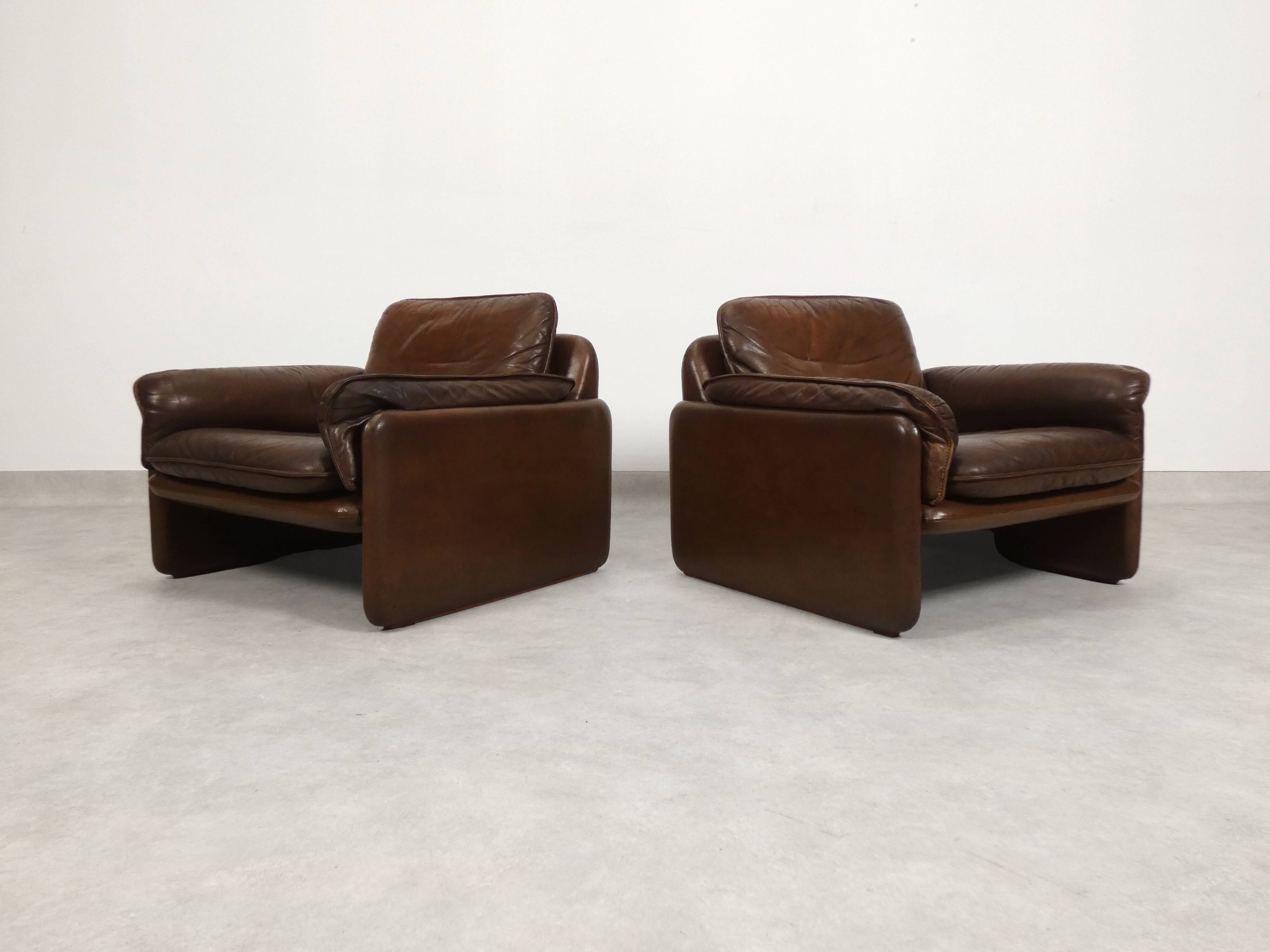 set of 2 De Sede DS61 fauteuils
