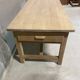 Large farmhouse table in solid wood – sturdy and welcoming