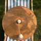 XXL vintage woven wicker pendant light
