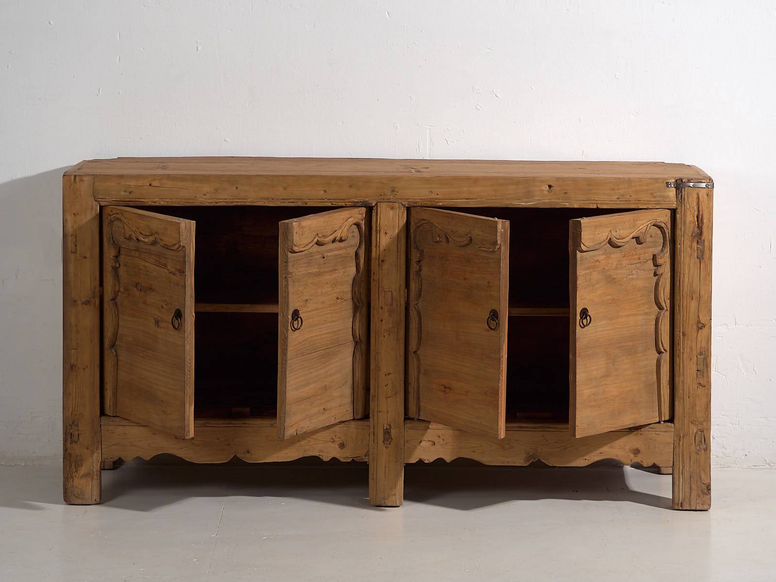 Antique Chinese four-door sideboard (c.1900) #12