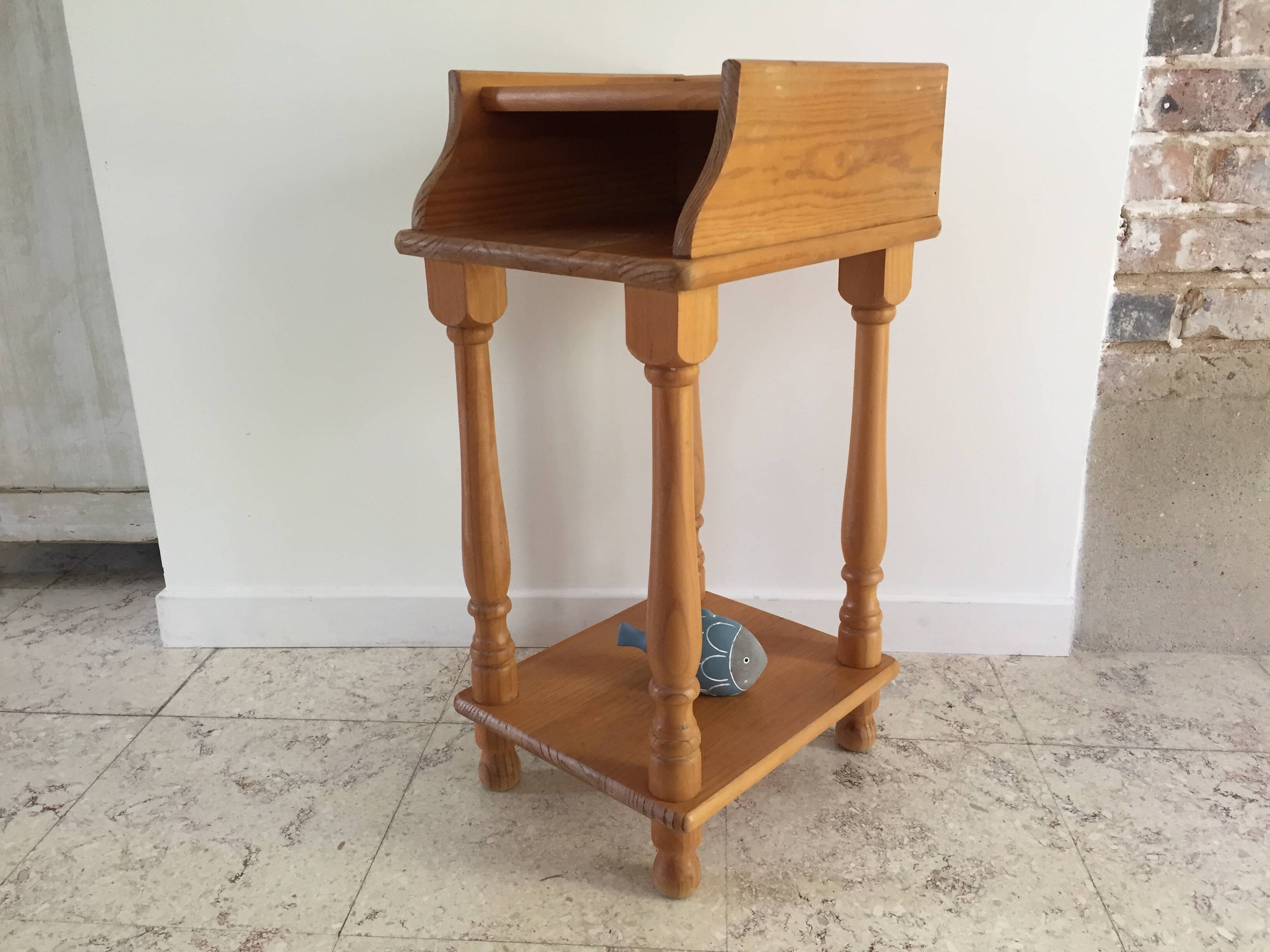 Small vintage bedside table