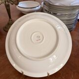 Large Deep Plate 29cm Salad Bowl Limoges Porcelain Blue Gold Betoule Legrand