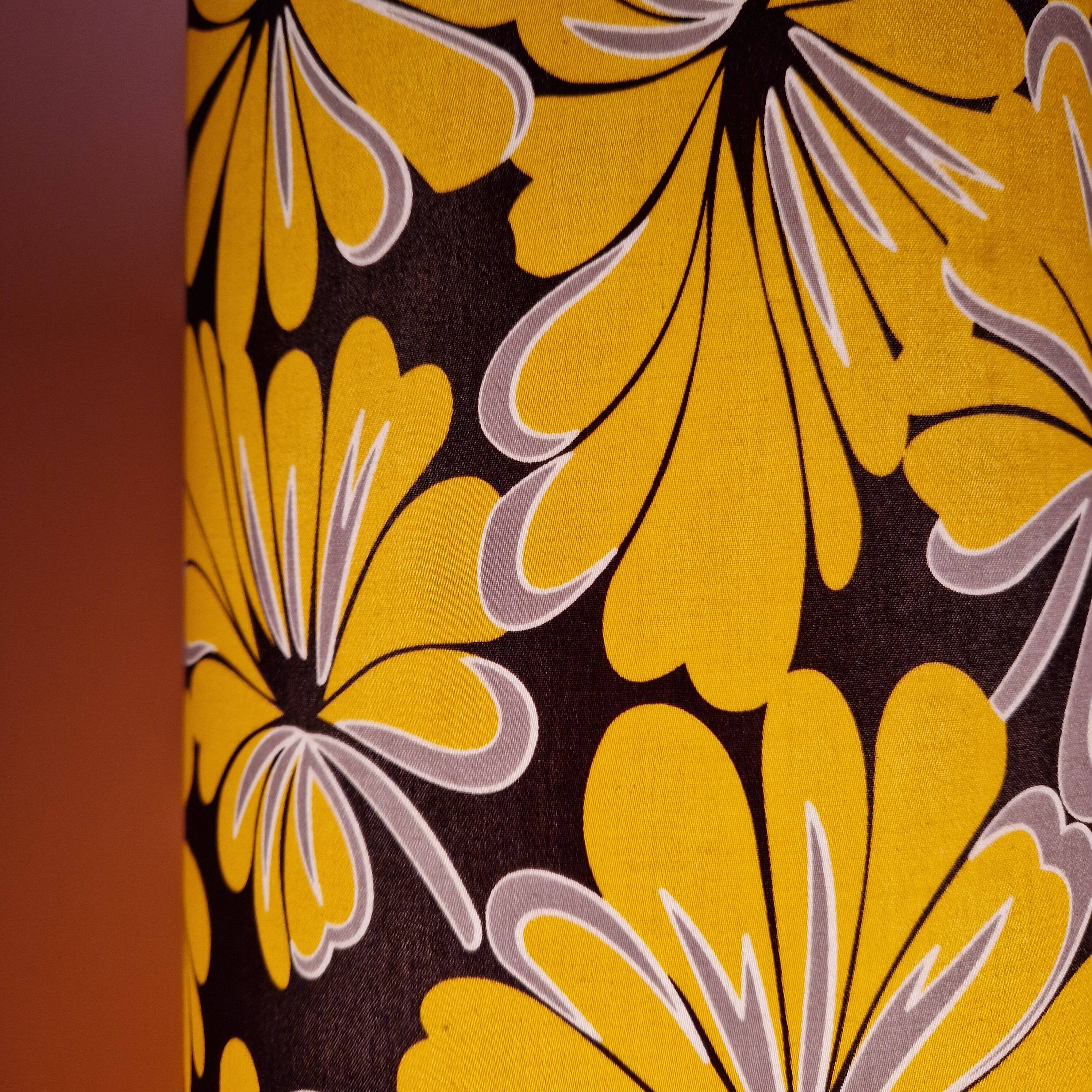 Rosewood and brass danish floor lamp, 1960s