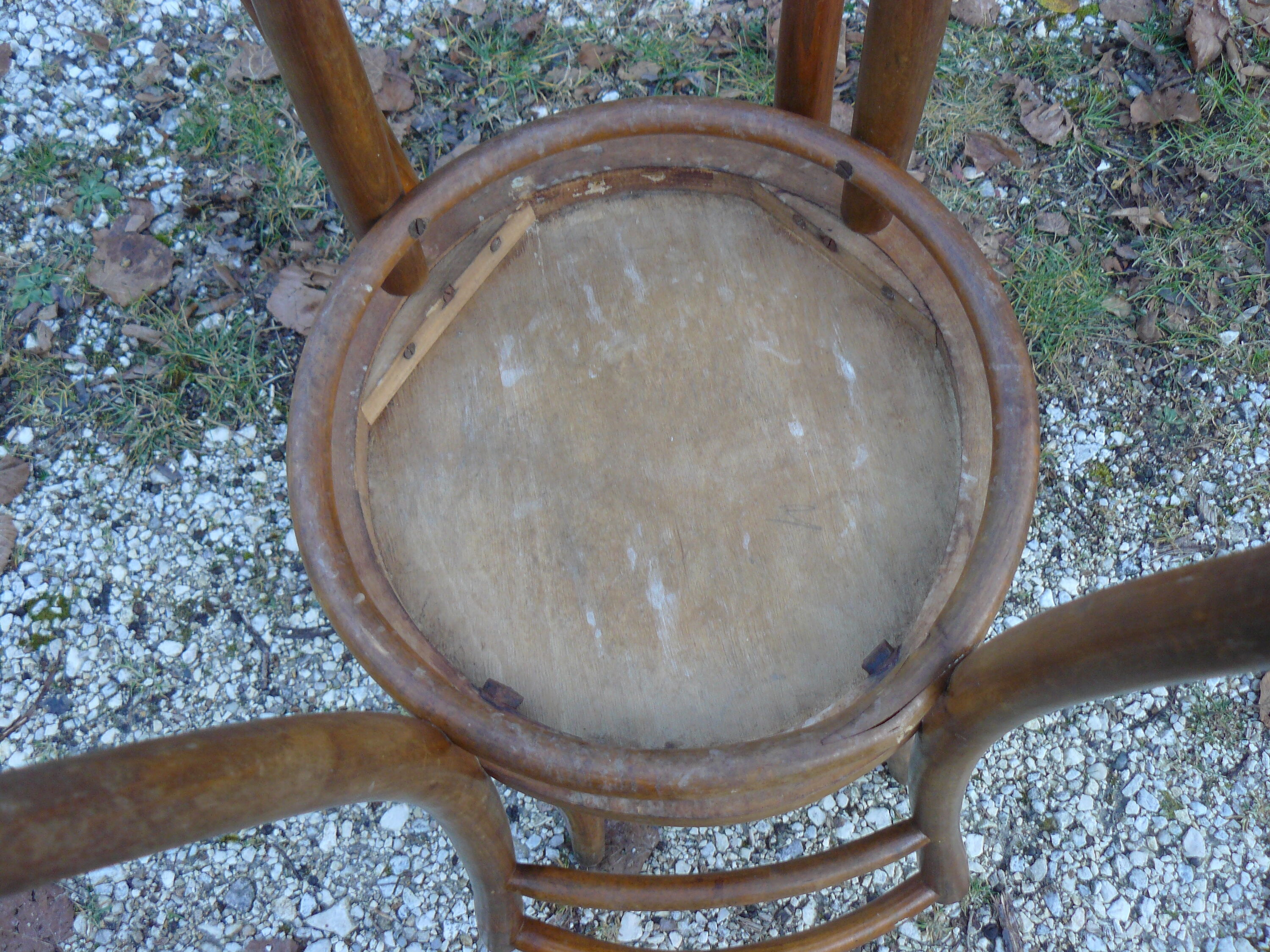 Paire de chaises bistrot 1900