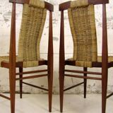 Une paire de chaises de rudolf frank pour lucas schnaidt, allemagne 1962