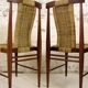 A pair of chairs by rudolf frank for lucas schnaidt, germany 1962