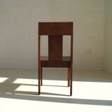 Art Deco modernist chair in solid oak from the 1930s/40s