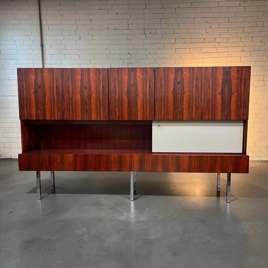 XL vintage rosewood wardrobe/wall unit/central piece
