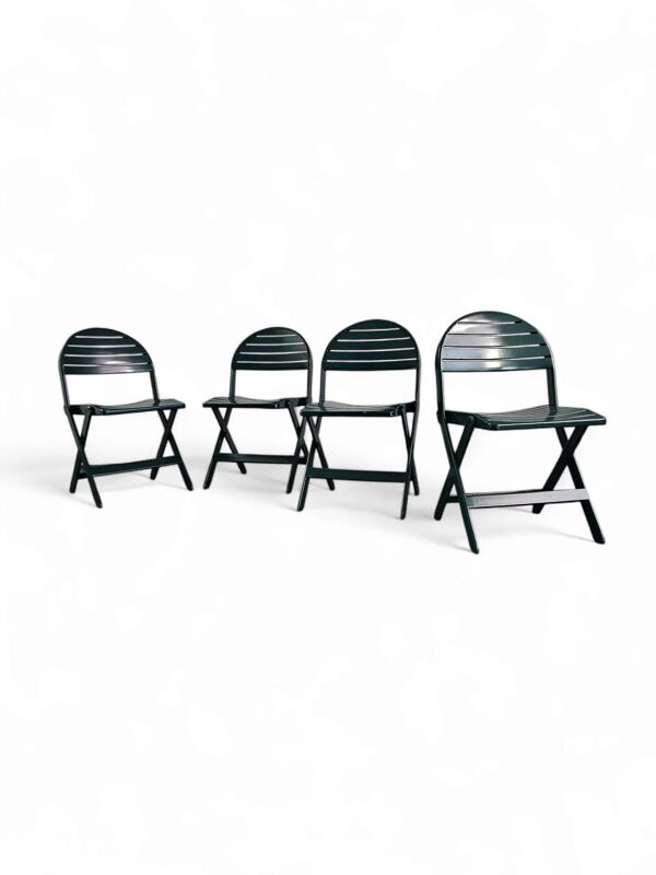 4 x Niels Gammelgaard / Ikea vintage / chaise pliante / 1993