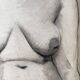 Large drawing from the 20s "Female nude"