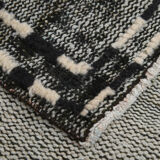 3x9 handmade pom pom vintage runner rug 285x73cm