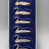 Set of 6 metal knife holders