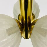 Golden Kaiser chandelier with 3 arms, Germany, 1960s