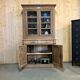 Two-part buffet in raw oak