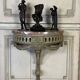 Carved Wood Wall Console, Green Shades of Patina, 18th Century