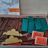 Vintage wooden construction game "The Forest House"