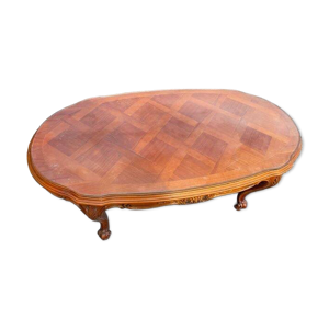 Table basse ovale style