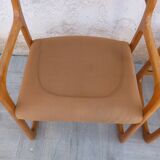 Pair of Baumann armchairs model sled