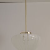 Mid-century Glass Pendant,Czechoslovakia,1970's.