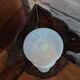 Vintage painted opaline soliflore vase