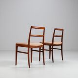 Arne Vodder model 430 dining chairs rosewood Sibast Mobler Denmark 1960