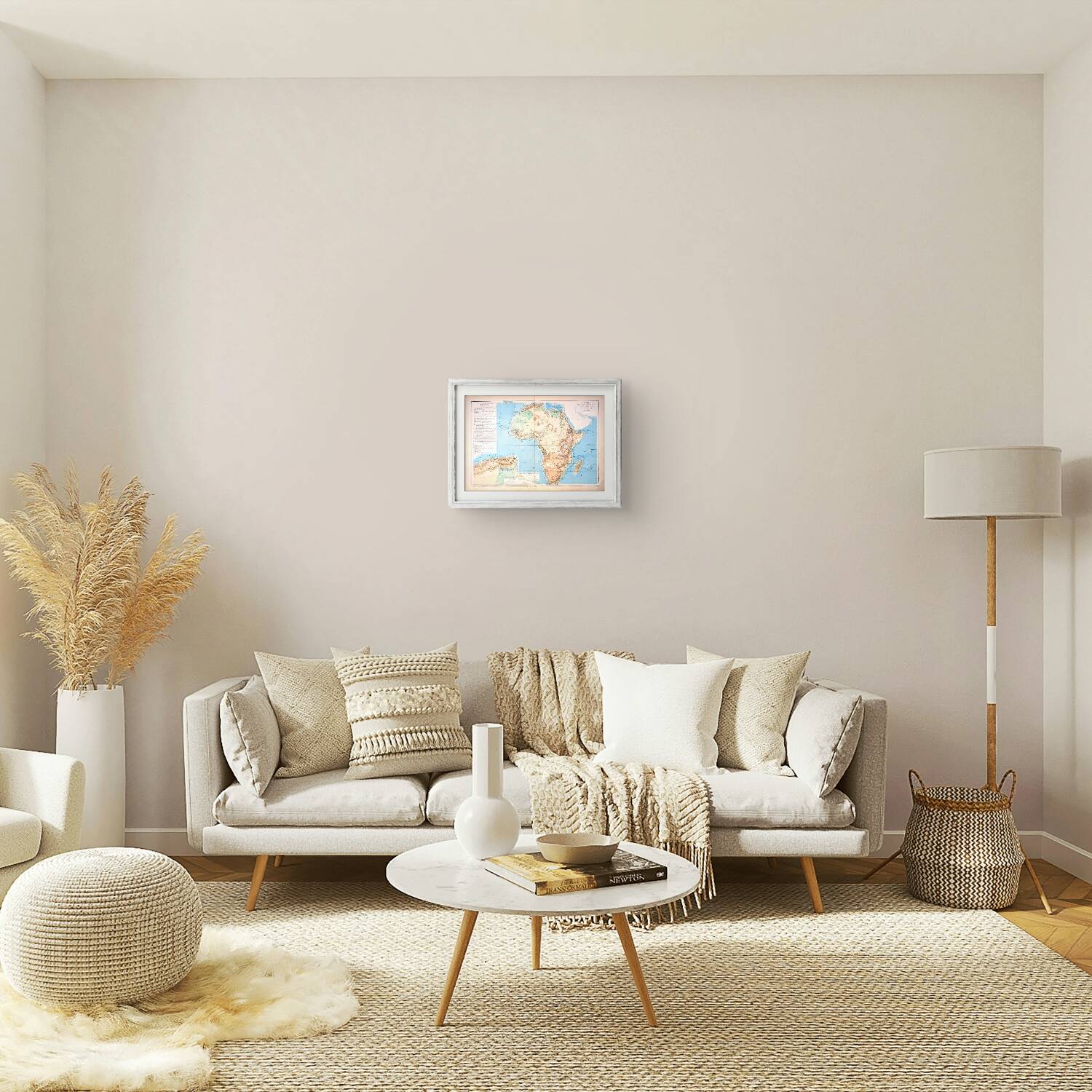 Printed in 1879, map of Africa.