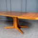 Dining room table with extensions French work 1970