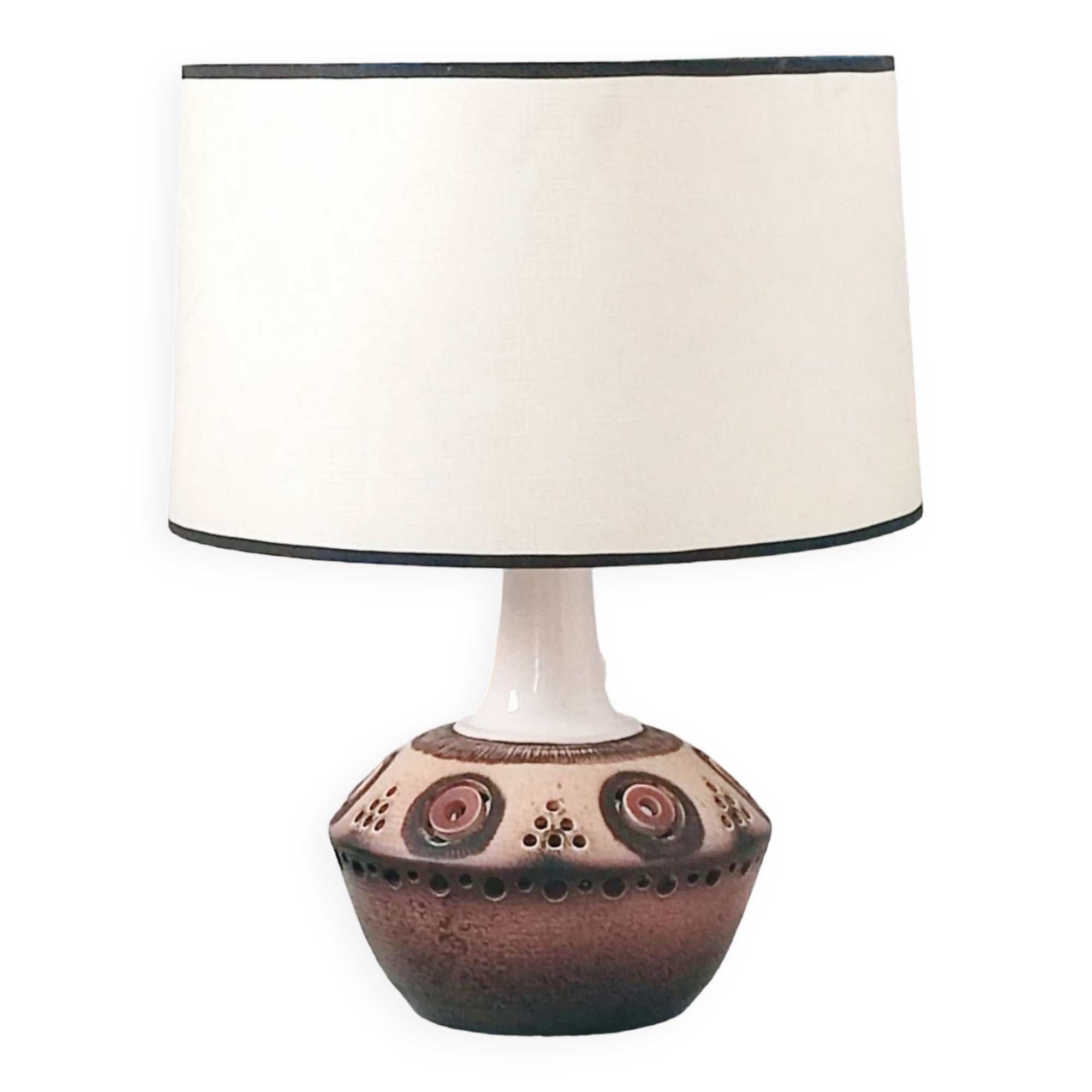 Lampe à poser céramique années 60 Vallauris.