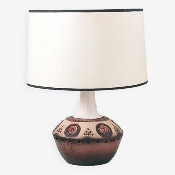 Ceramic table lamp 60s Vallauris.