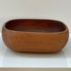 Large vintage teak salad bowl or centrepiece, 1960s design.