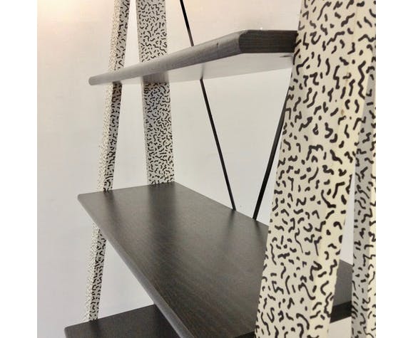 Memphis style bookcase