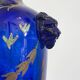 Vase en verre émaillé Art Nouveau.